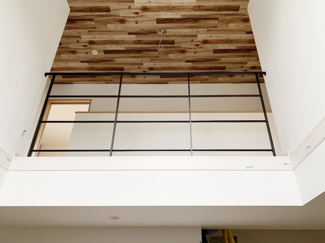 2階吹き抜け用アイアン手すり