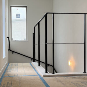 【大阪】2F階段手すり4段・3F階段吹き抜け手すり