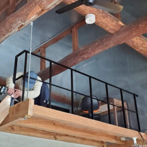 【鳥取】古民家再生のロフトスペース手すり