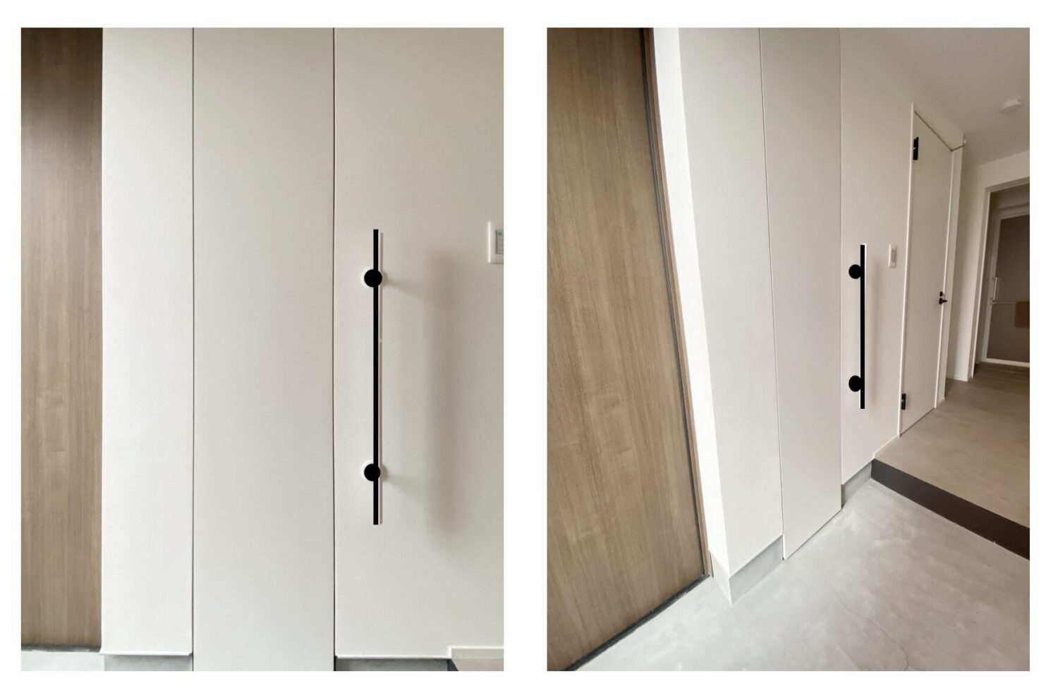 もし白い手すりではなく黒だったら